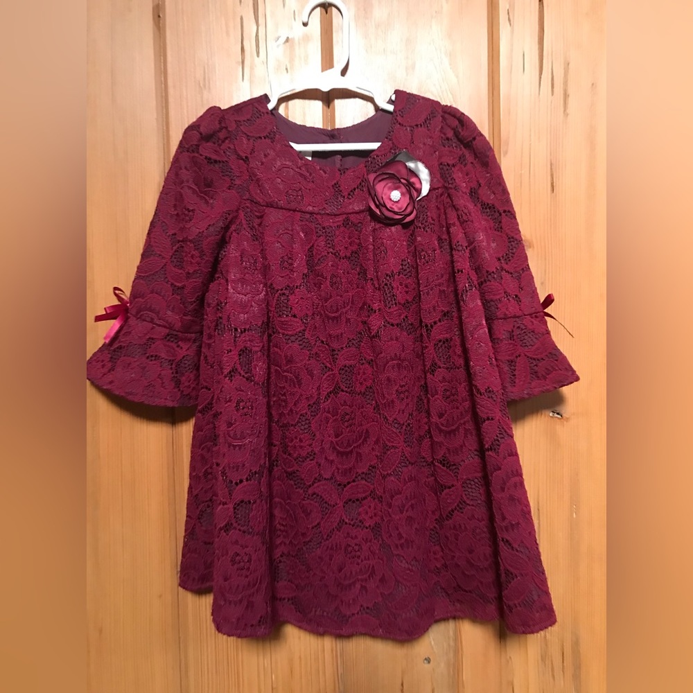 Laura Ashley bell sleeve toddler dress